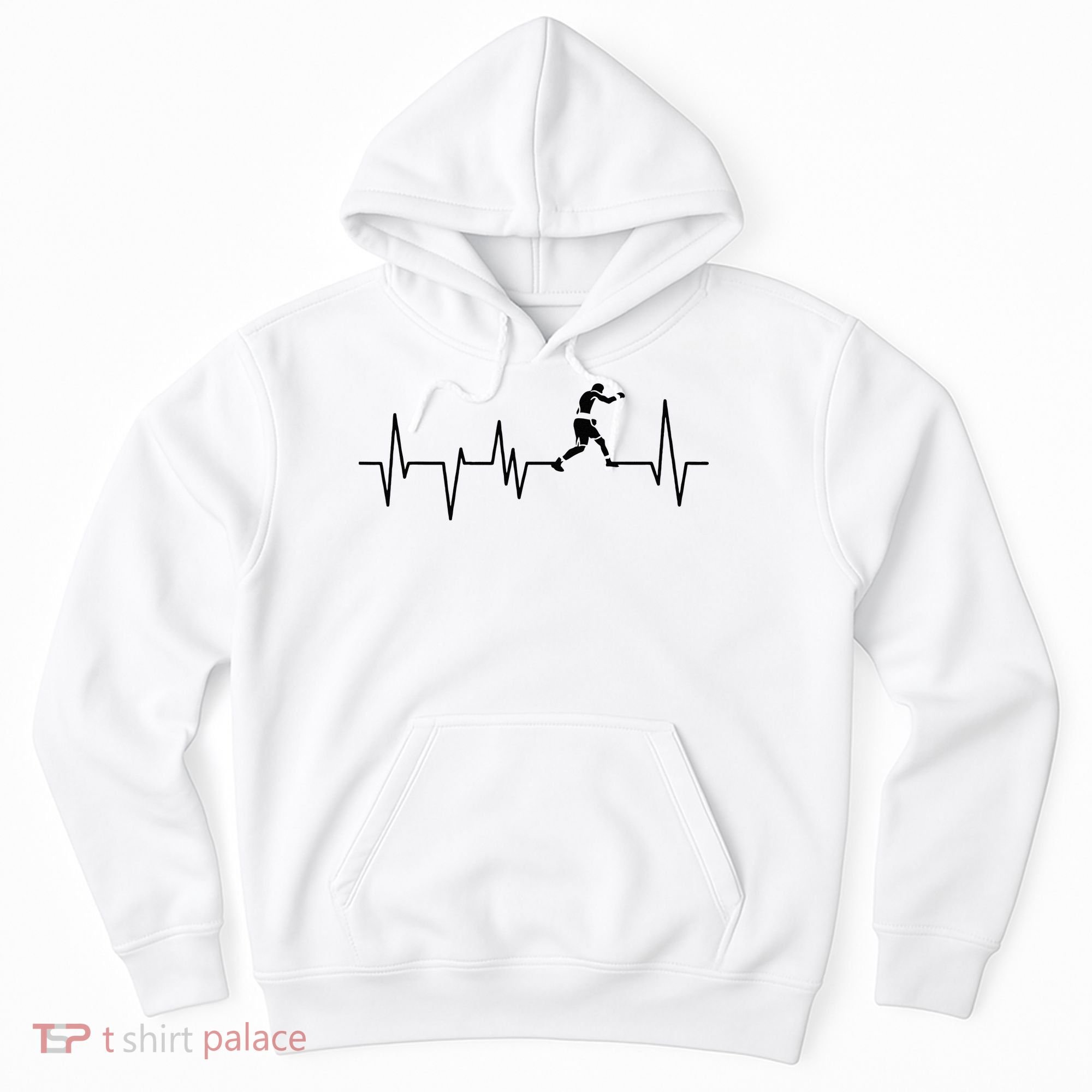 Boxer Heartbeat Boxing Gift Boxing Lover Boxing Trainer Hoodie