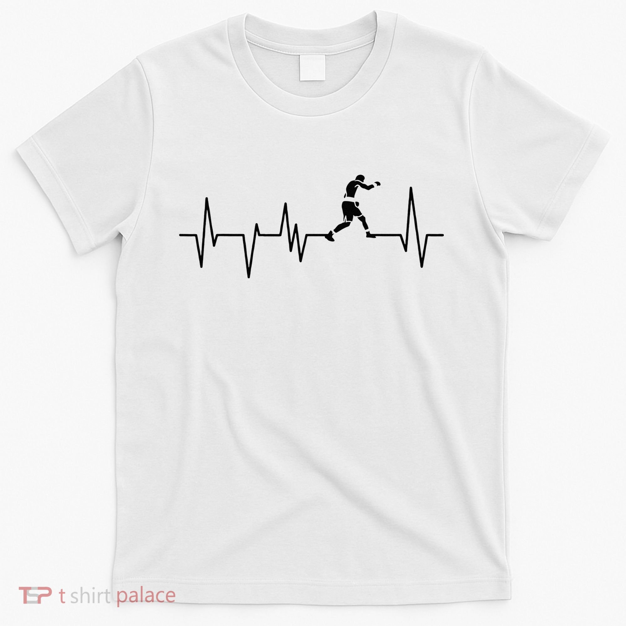 Boxer Heartbeat Boxing Gift Boxing Lover Boxing Trainer T-Shirt