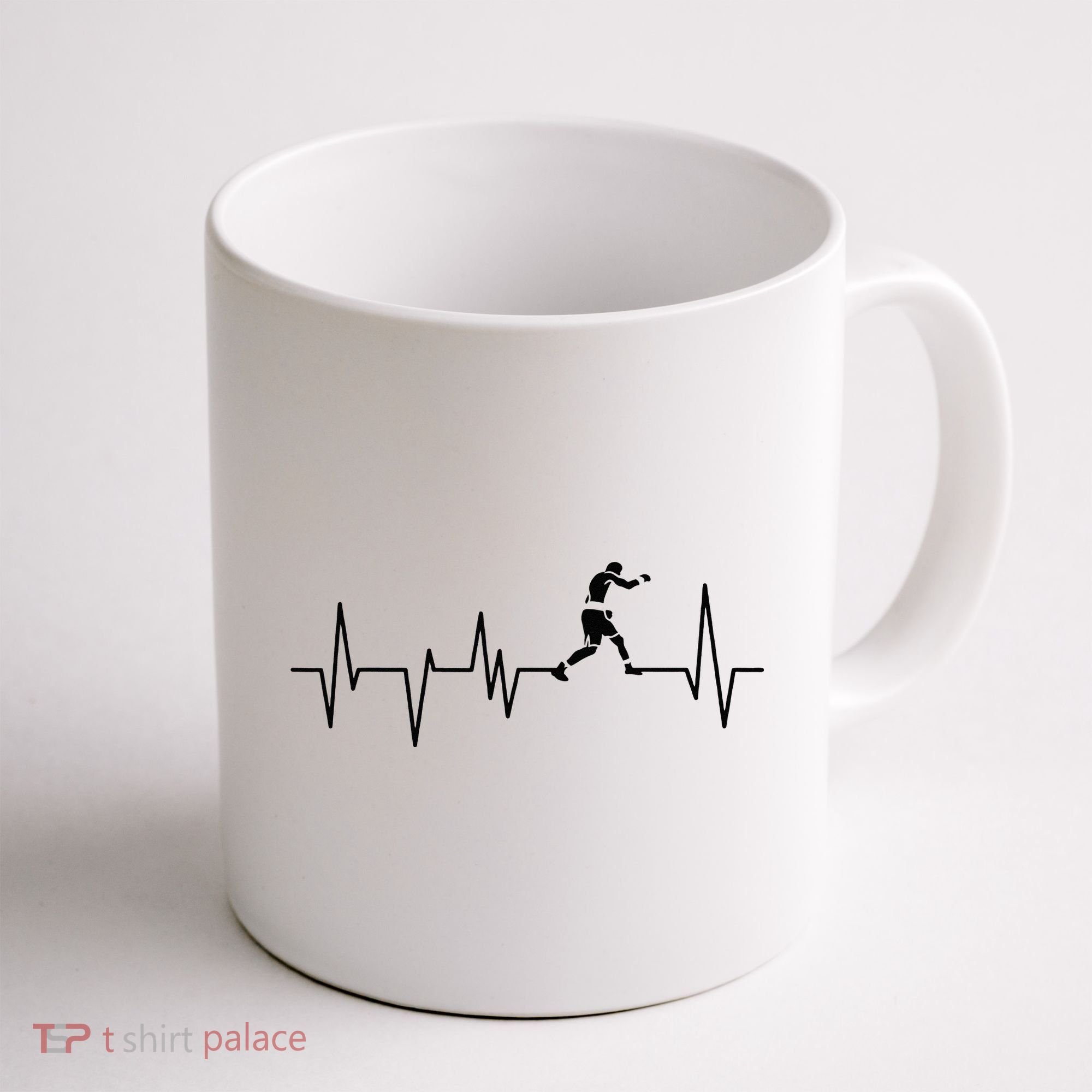 Boxer Heartbeat Boxing Gift Boxing Lover Boxing Trainer Coffee Mug