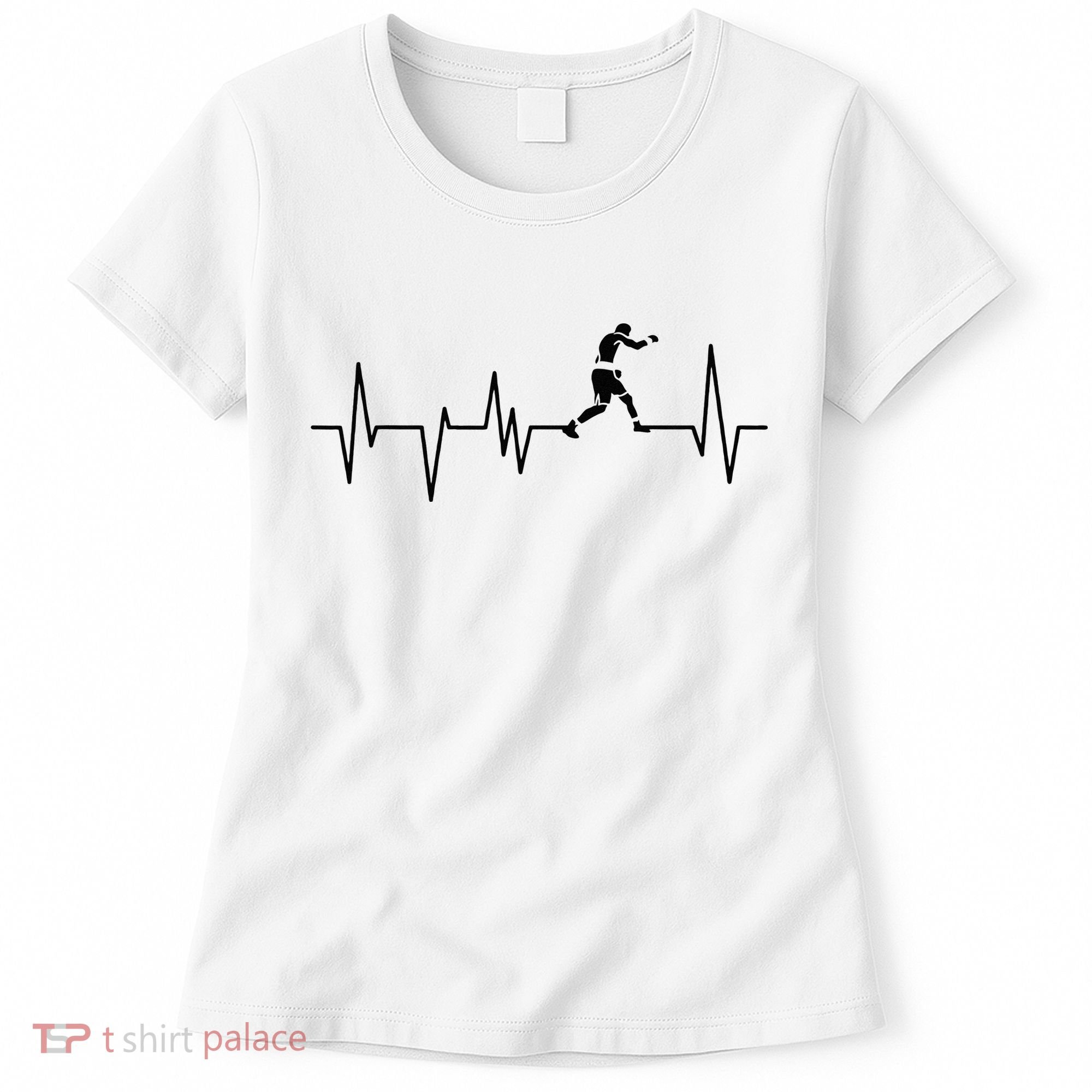 Boxer Heartbeat Boxing Gift Boxing Lover Boxing Trainer Women's T-Shirt