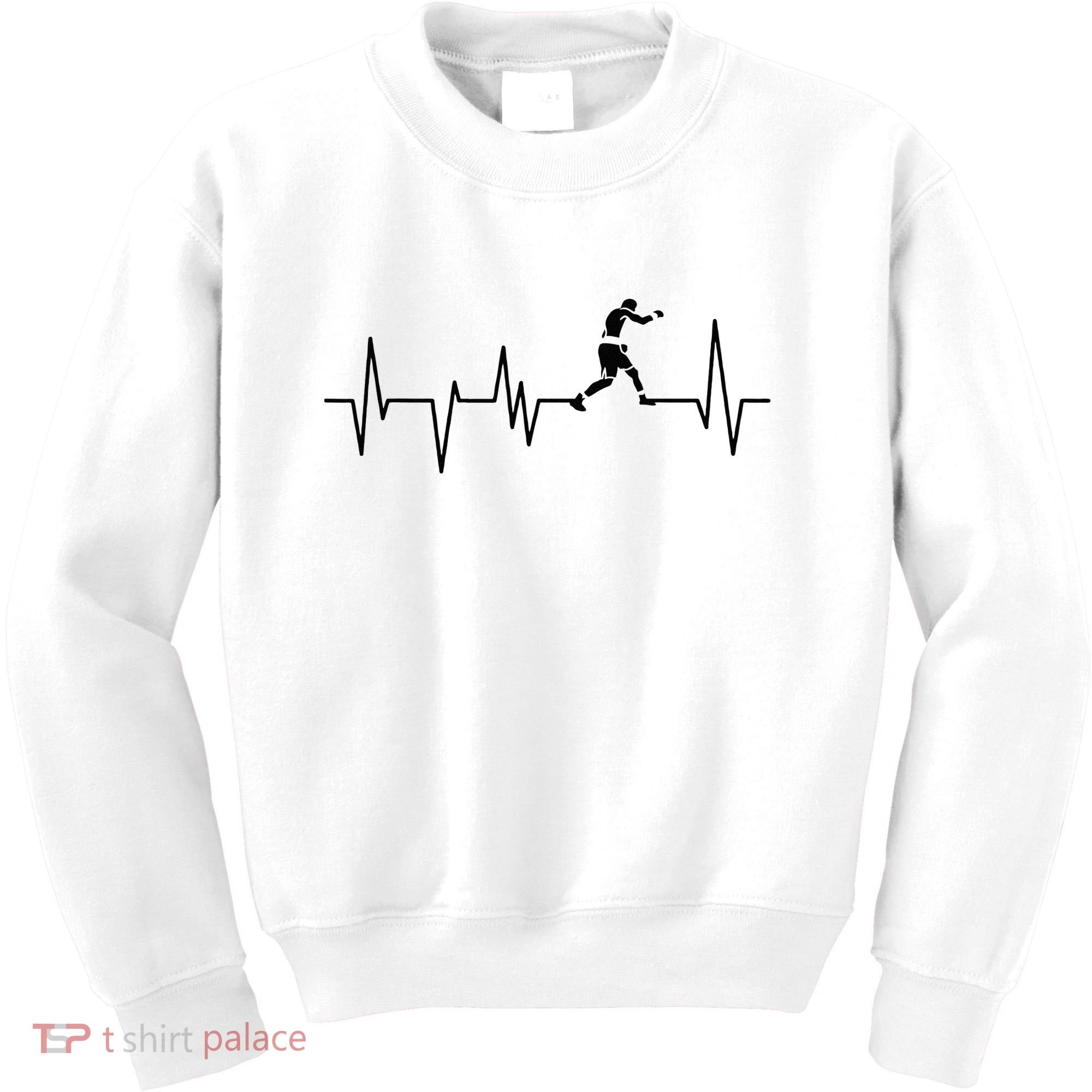 Boxer Heartbeat Boxing Gift Boxing Lover Boxing Trainer Kids Sweatshirt