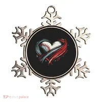 Baseball Heart Baseball Brushstroke Lover Women Ornament thumb 0