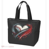 Baseball Heart Baseball Brushstroke Lover Women Tote Bag thumb 3