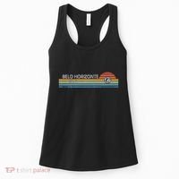 Belo Horizonte Brazil Minas Gerais Retro Sunset Rainbow Idea Women's Tank Top thumb 0