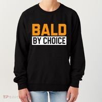 Bald Head Baldy Baldheaded No Hair Baldie Bald Guy Women's Sweatshirt thumb 0