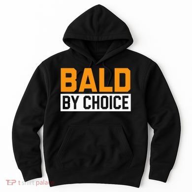 Bald Head Baldy Baldheaded No Hair Baldie Bald Guy Hoodie