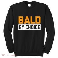 Bald Head Baldy Baldheaded No Hair Baldie Bald Guy Sweatshirt thumb 0