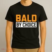 Bald Head Baldy Baldheaded No Hair Baldie Bald Guy T-Shirt thumb 3