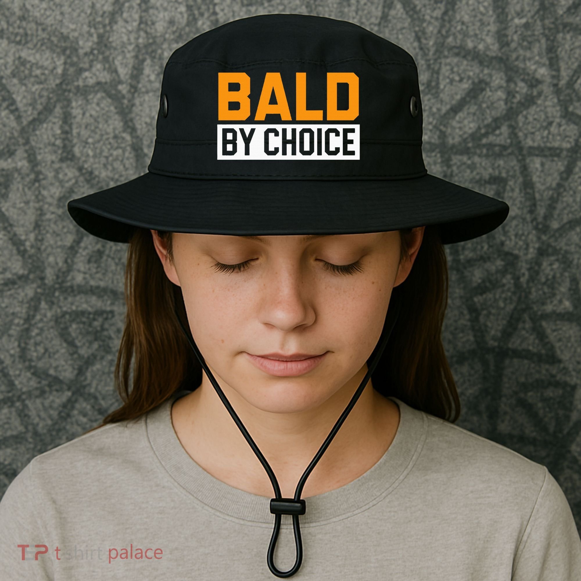 Bald Head Baldy Baldheaded No Hair Baldie Bald Guy Bucket Hat