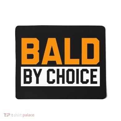 Bald Head Baldy Baldheaded No Hair Baldie Bald Guy Mousepad