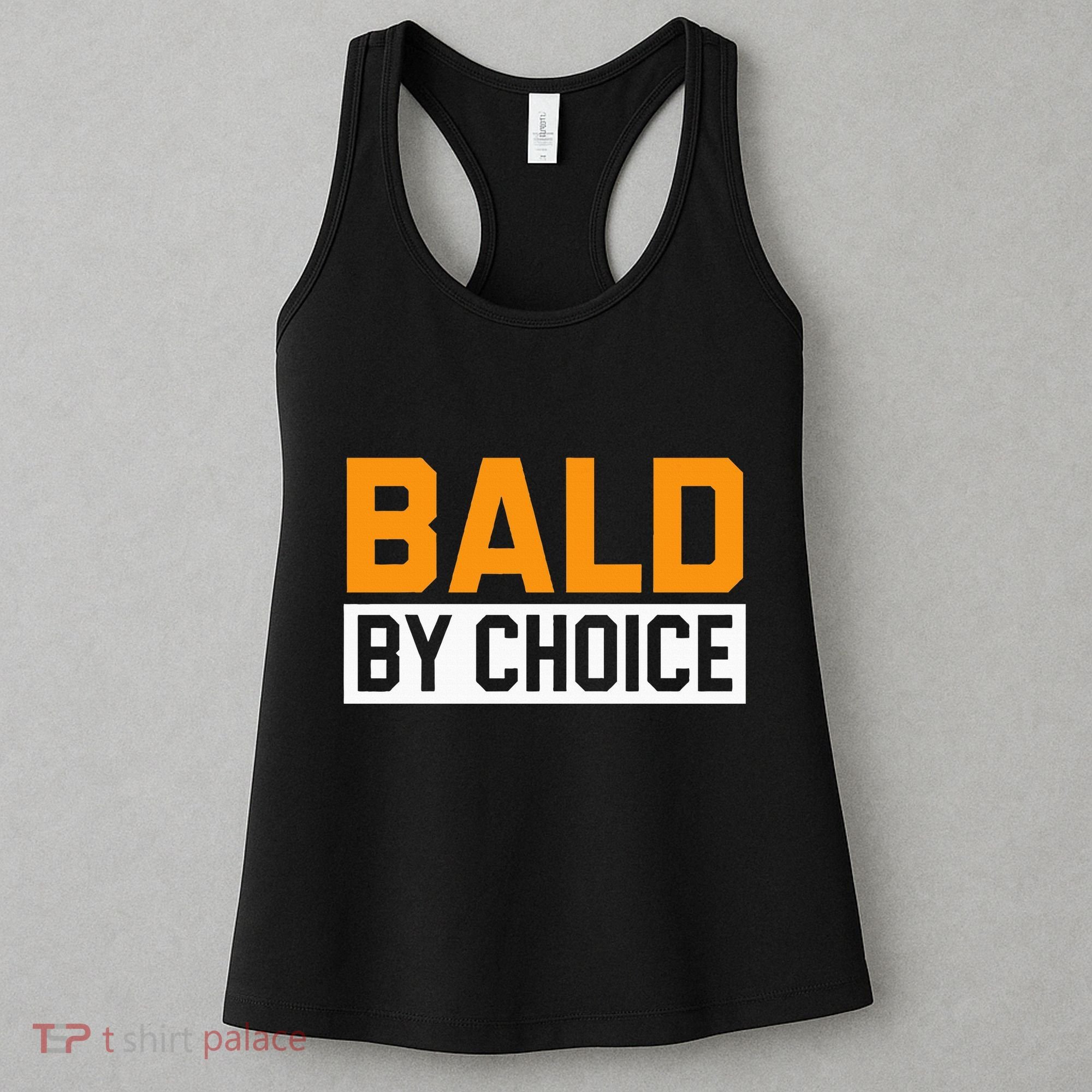 Bald Head Baldy Baldheaded No Hair Baldie Bald Guy Women's Tank Top