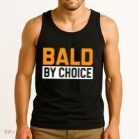 Bald Head Baldy Baldheaded No Hair Baldie Bald Guy Tank Top thumb 3