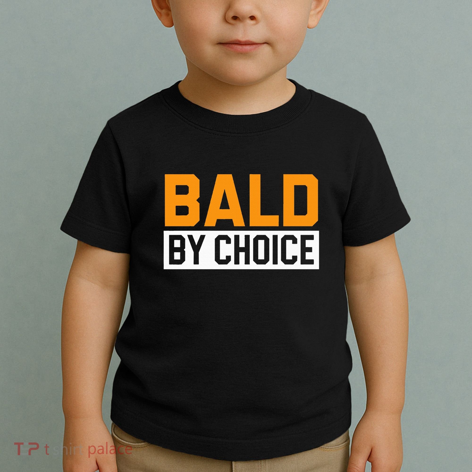 Bald Head Baldy Baldheaded No Hair Baldie Bald Guy Toddler T-Shirt