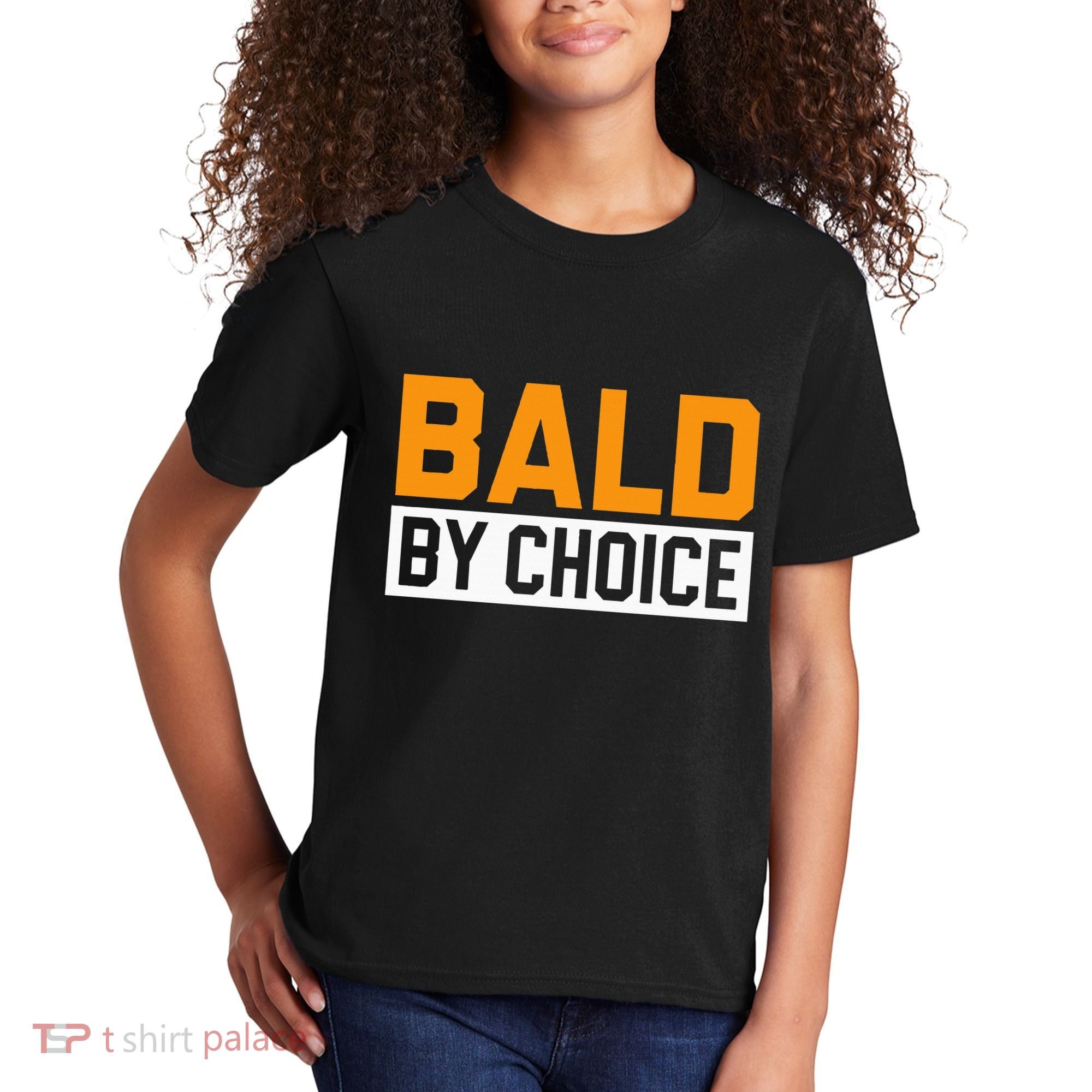 Bald Head Baldy Baldheaded No Hair Baldie Bald Guy Kids T-Shirt