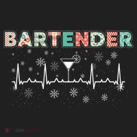 Bartender Heartbeat Bartending Lover Cocktail Maker Xmas Great Gift Women's Sweatshirt thumb 2