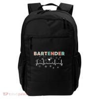 Bartender Heartbeat Bartending Lover Cocktail Maker Xmas Great Gift Backpack thumb 0