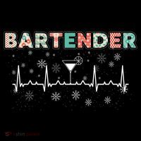 Bartender Heartbeat Bartending Lover Cocktail Maker Xmas Great Gift Backpack thumb 2