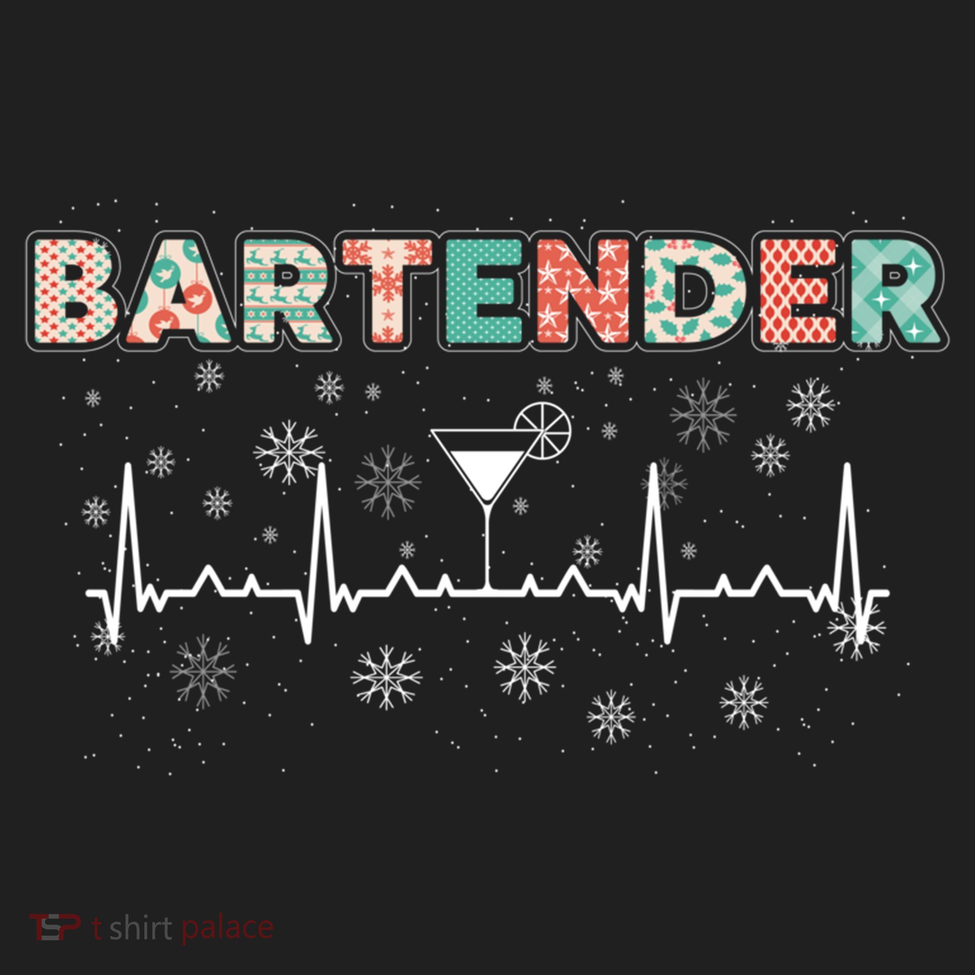 Bartender Heartbeat Bartending Lover Cocktail Maker Xmas Great Gift Beanie