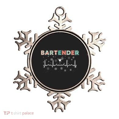 Bartender Heartbeat Bartending Lover Cocktail Maker Xmas Great Gift Ornament