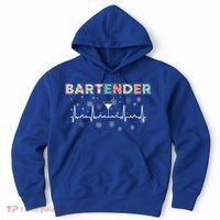 Bartender Heartbeat Bartending Lover Cocktail Maker Xmas Great Gift Hoodie thumb 0