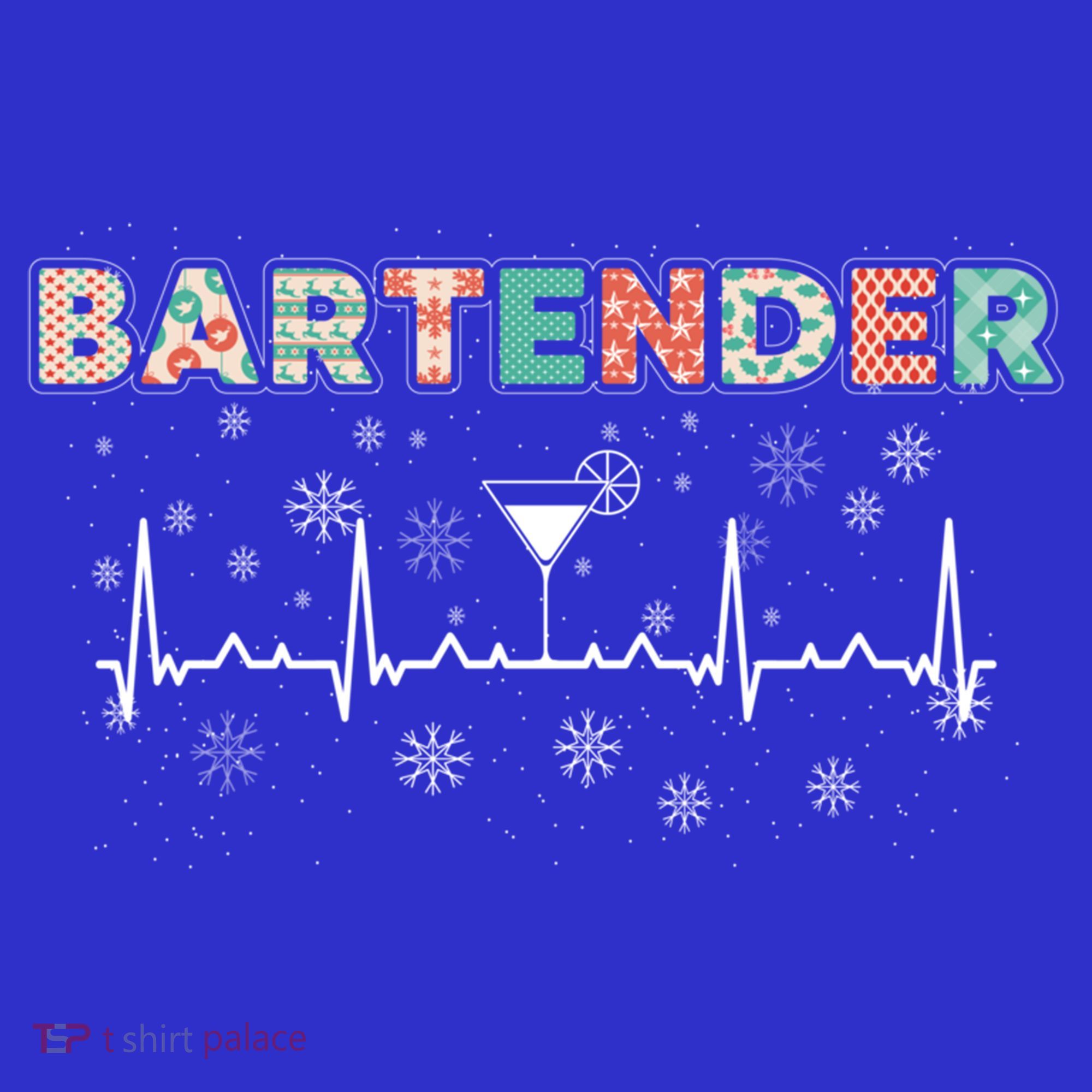 Bartender Heartbeat Bartending Lover Cocktail Maker Xmas Great Gift Mousepad