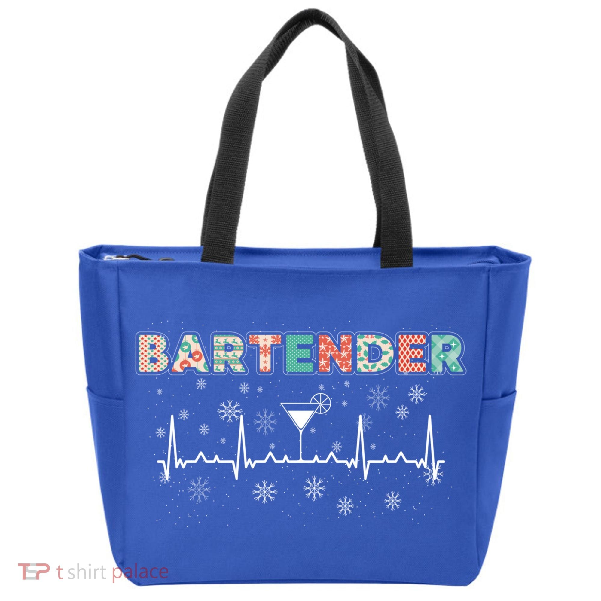 Bartender Heartbeat Bartending Lover Cocktail Maker Xmas Great Gift Tote Bag