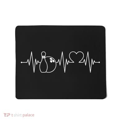 Bowling Heartbeat Bowler Mousepad