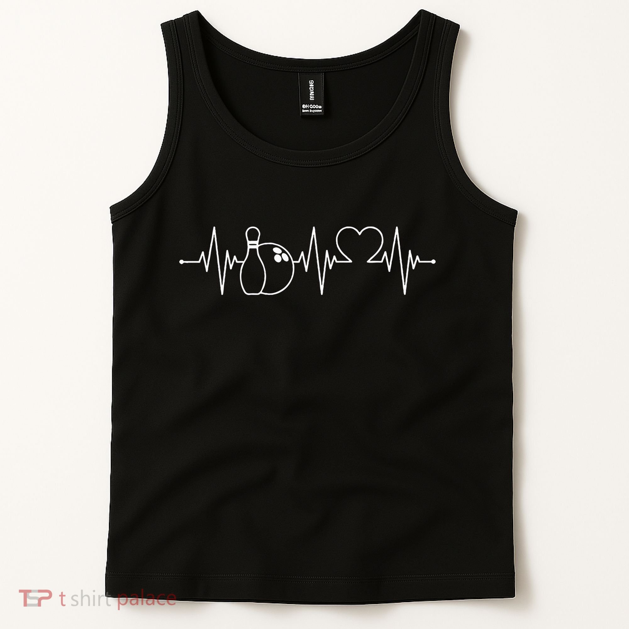 Bowling Heartbeat Bowler Tank Top