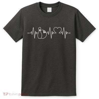 Bowling Heartbeat Bowler T-Shirt
