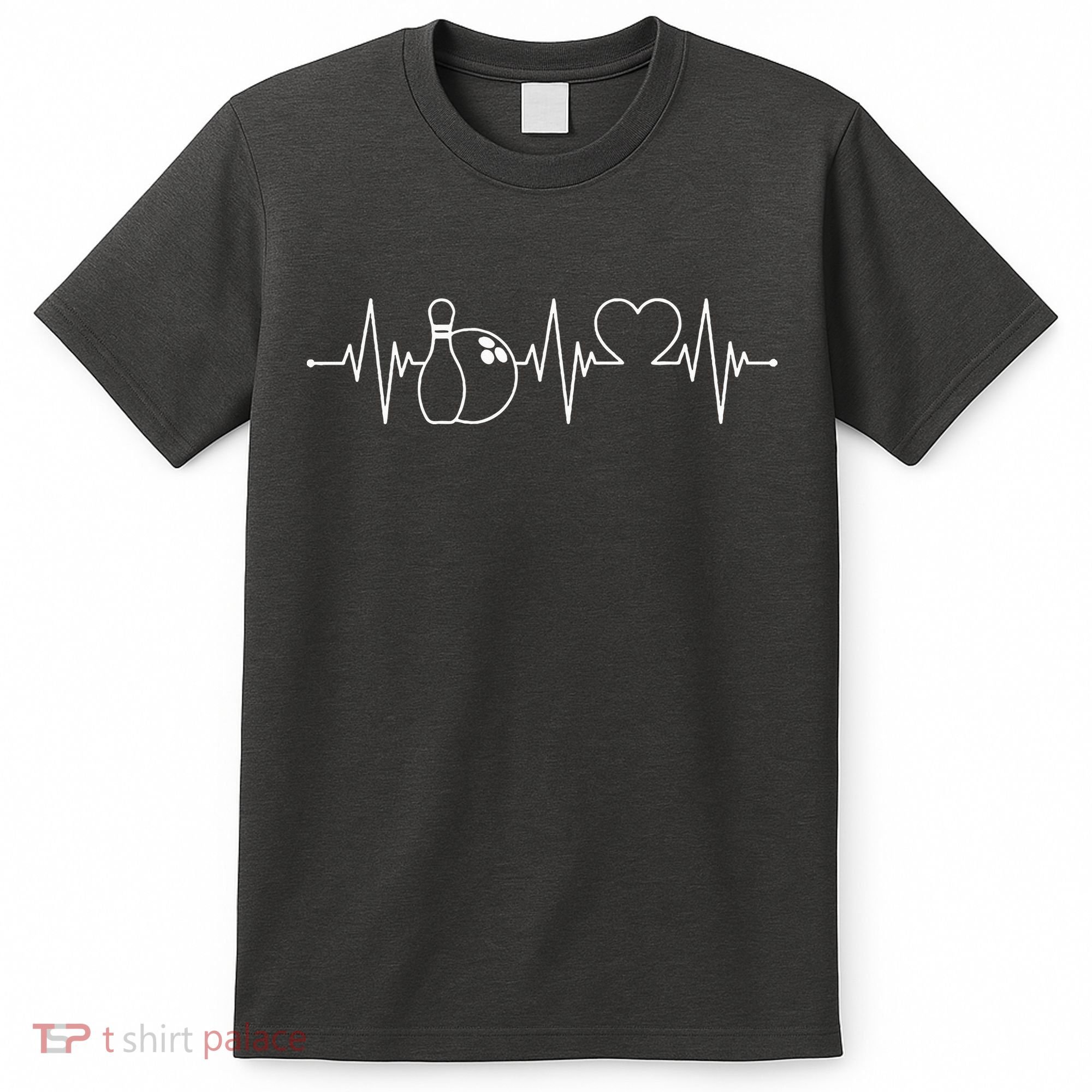 Bowling Heartbeat Bowler T-Shirt