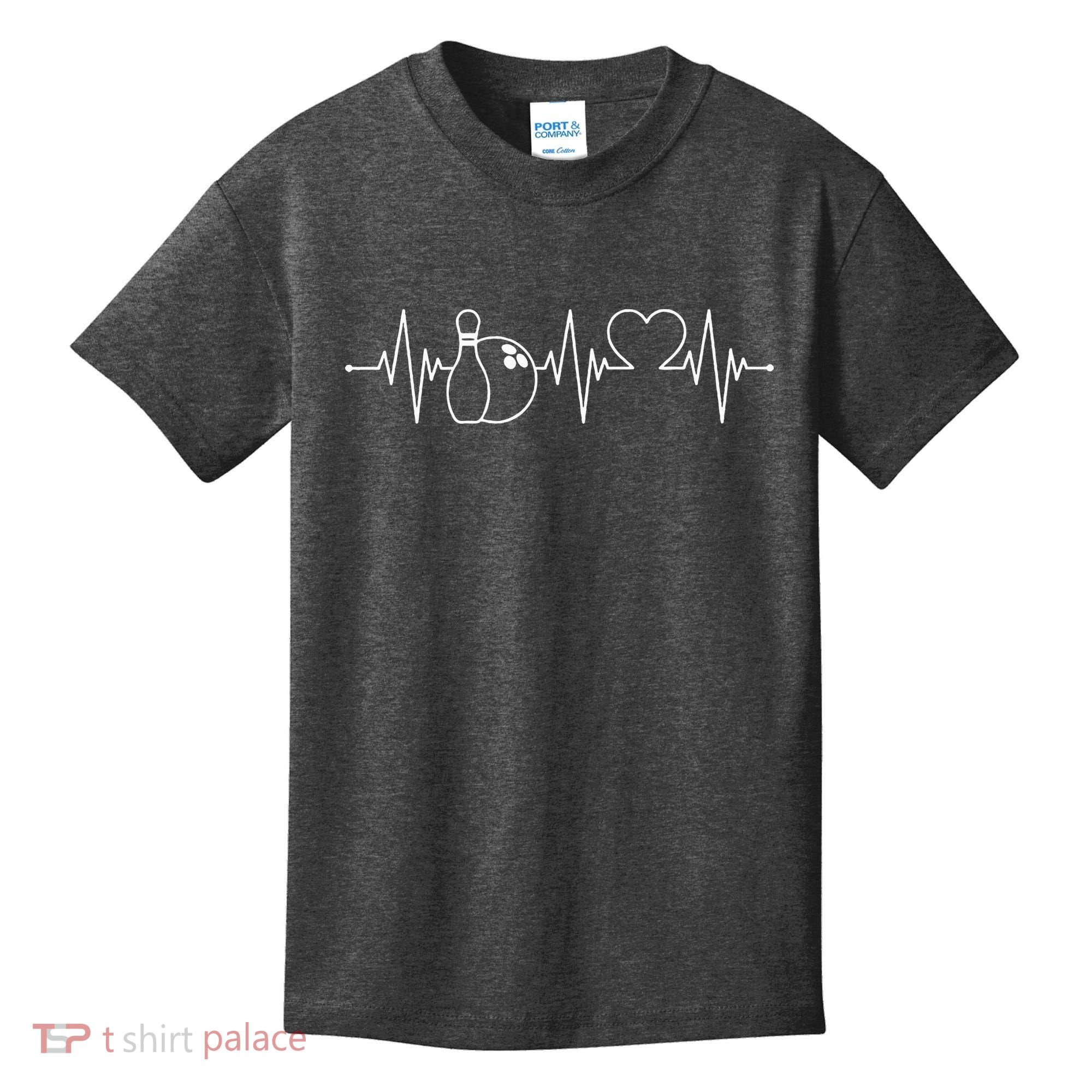Bowling Heartbeat Bowler Kids T-Shirt