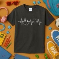 Bowling Heartbeat Bowler Kids T-Shirt thumb 3