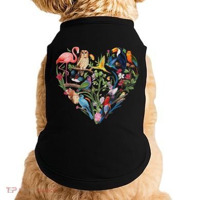 Bird Heart Birding Bird Watching Birder Bird Watcher Design Doggie Tank