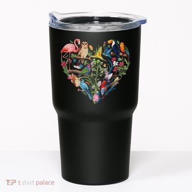 Bird Heart Birding Bird Watching Birder Bird Watcher Design Tumbler
