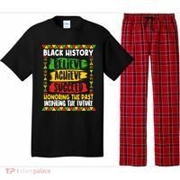 Black History Believe Achieve Succeed Honoring The Past Inspiring The Future Pajama Set thumb 0