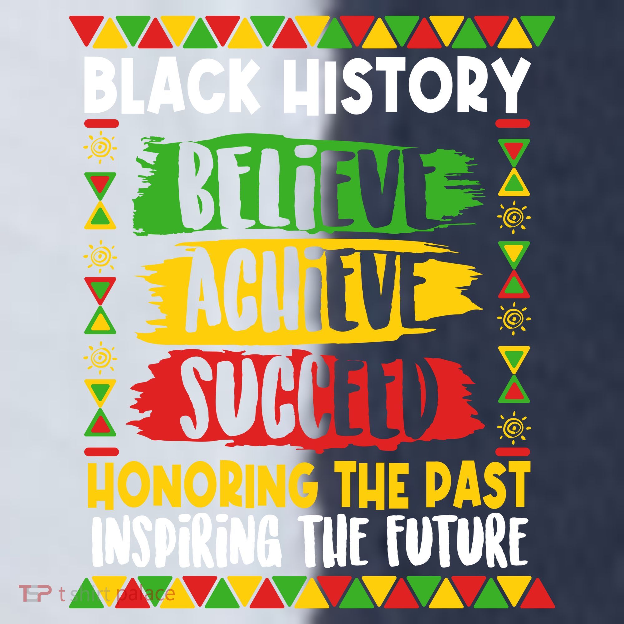 Black History Believe Achieve Succeed Honoring The Past Inspiring The Future Sport-Tek Competitor United Soccer Jersey