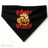 Bloody Halloween USA-Made Doggie Bandana thumb 0
