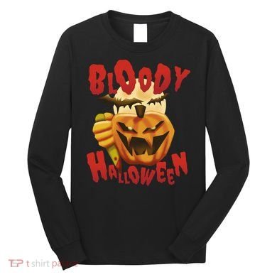 Bloody Halloween Long Sleeve Shirt