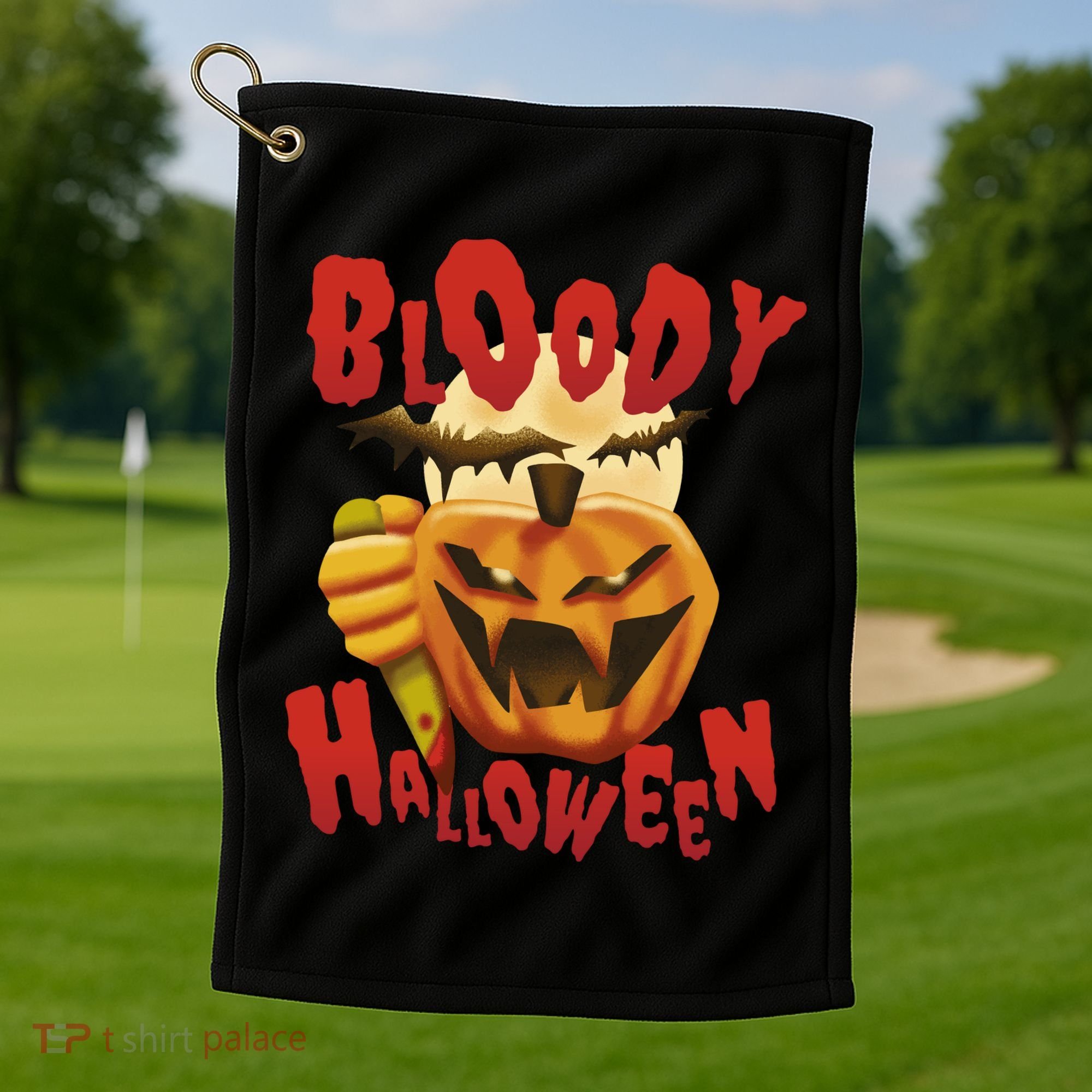 Bloody Halloween Golf Towel