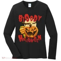 Bloody Halloween Women's Long Sleeve Shirt thumb 0