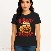 Bloody Halloween Women's T-Shirt thumb 4