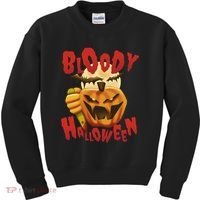Bloody Halloween Kids Sweatshirt thumb 0