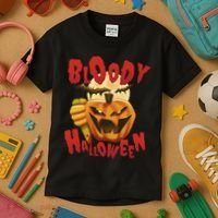 Bloody Halloween Kids T-Shirt thumb 3