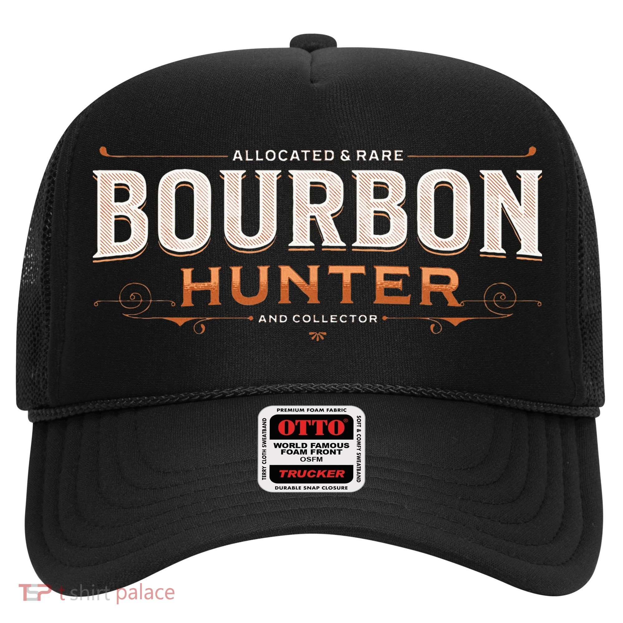 Bourbon Hunter Collector For Whiskey Lover Fan Hat