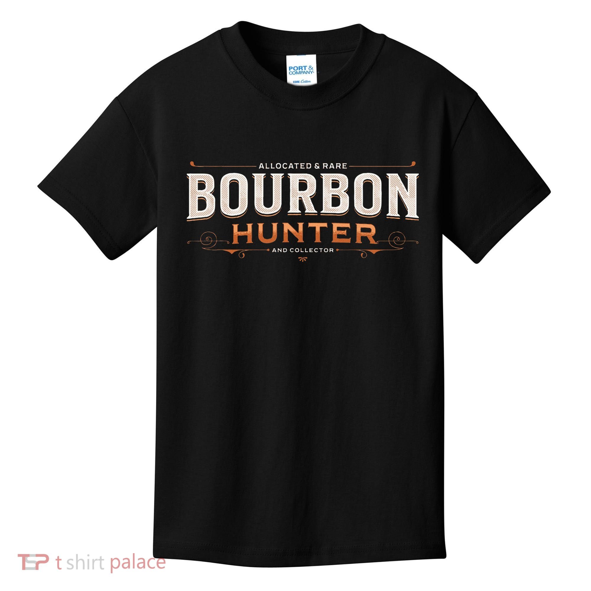 Bourbon Hunter Collector For Whiskey Lover Fan Kids T-Shirt