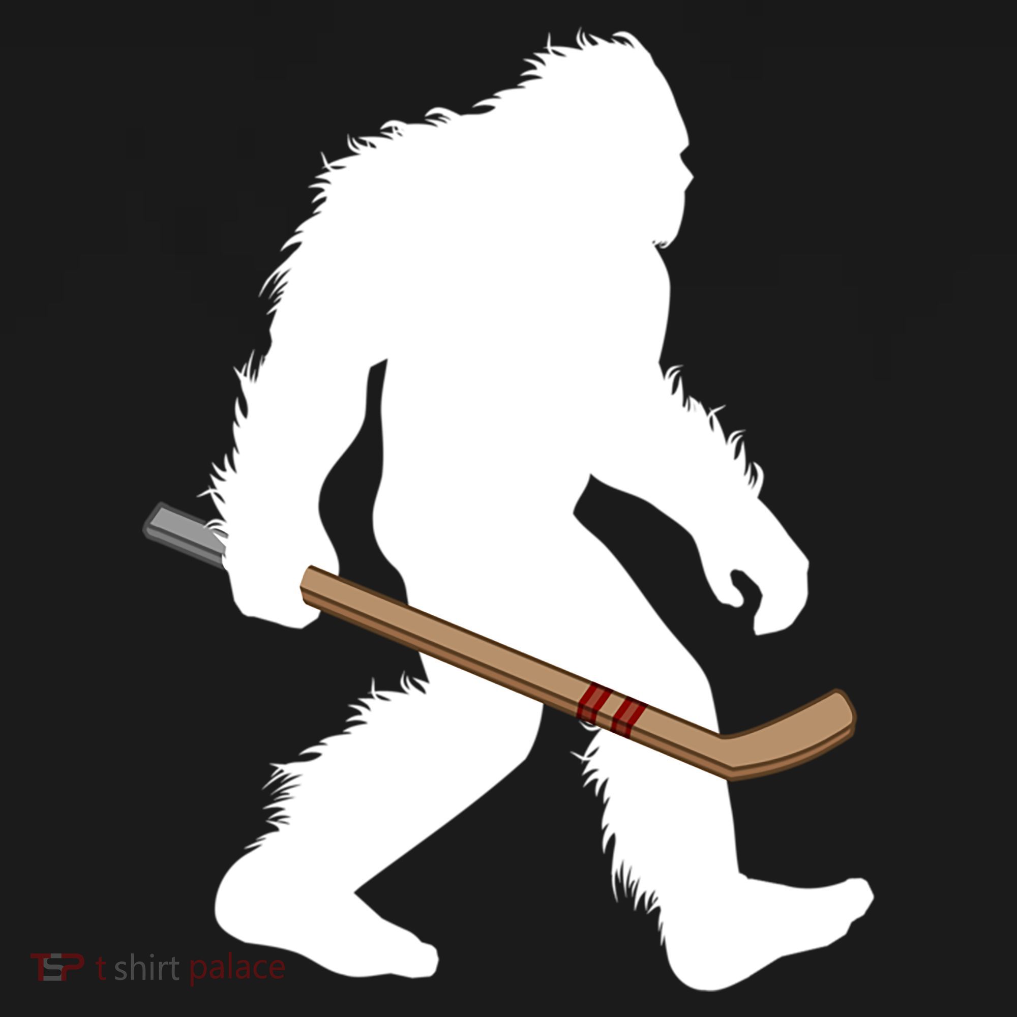 Bigfoot Hockey Cryptid Sasquatch Sport Player Gift Backpack