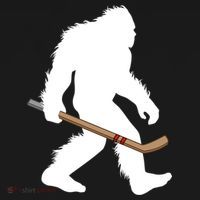 Bigfoot Hockey Cryptid Sasquatch Sport Player Gift Women's Hoodie thumb 2
