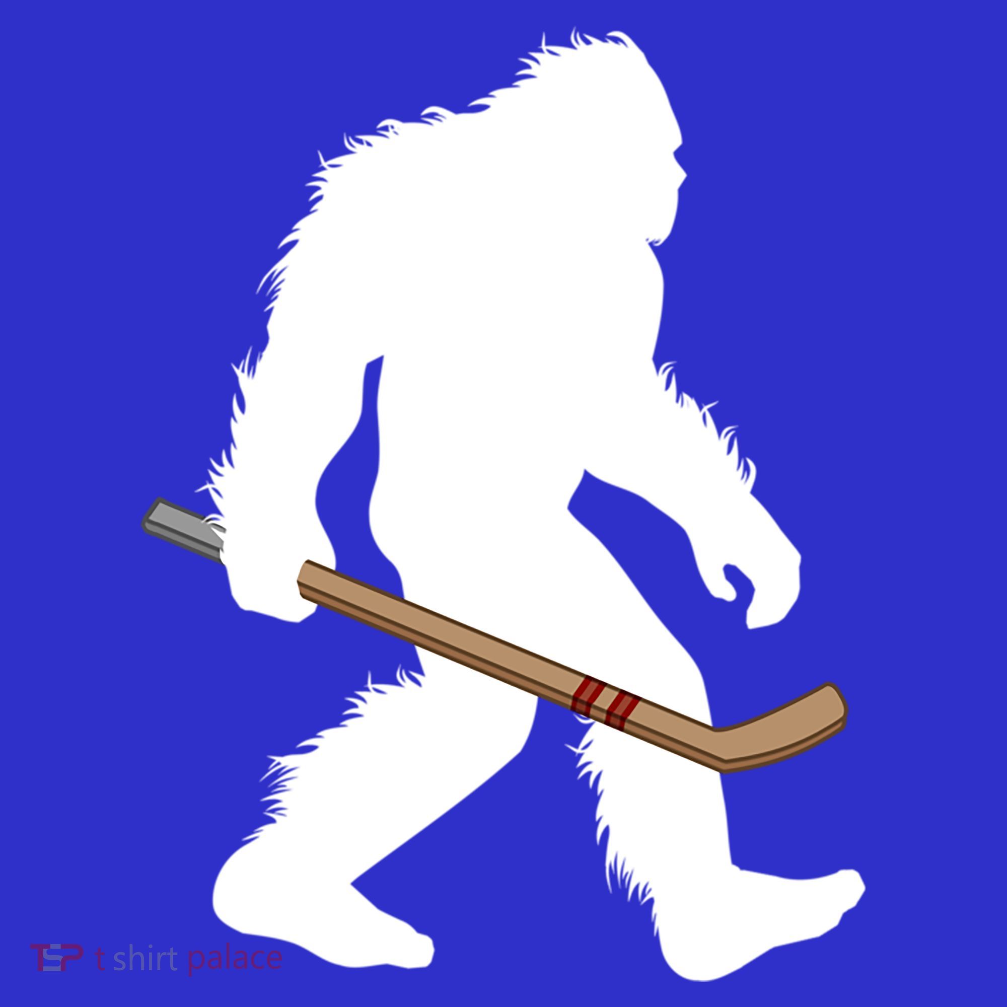 Bigfoot Hockey Cryptid Sasquatch Sport Player Gift Hoodie