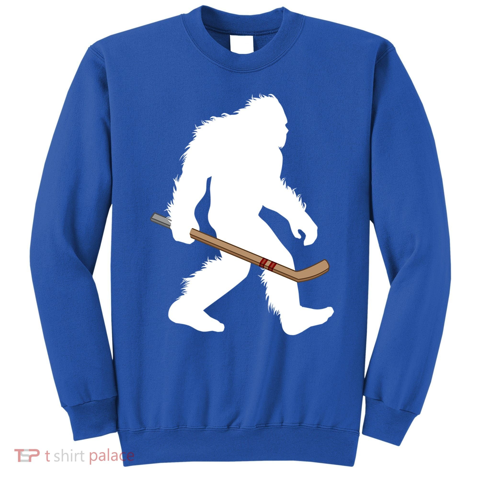 Bigfoot Hockey Cryptid Sasquatch Sport Player Gift Sweatshirt