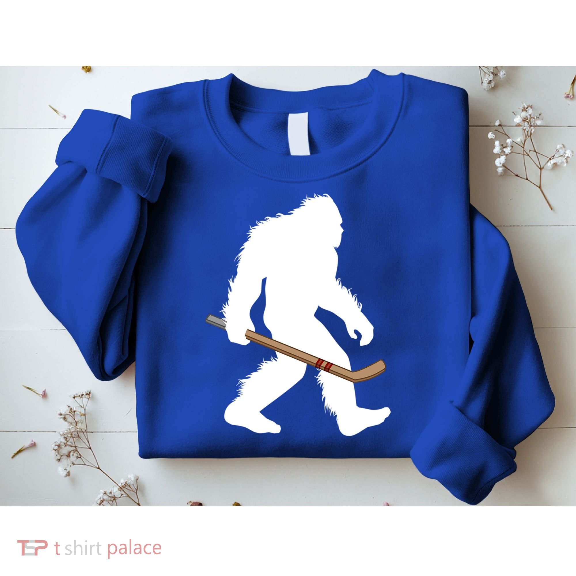 Bigfoot Hockey Cryptid Sasquatch Sport Player Gift Sweatshirt